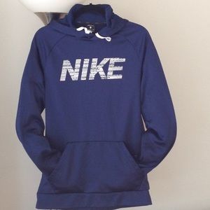 💙 NIKE - Navy & White 'Dri Fit' Hoodie